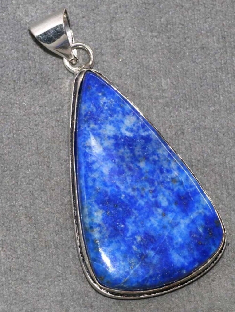 Lapis Lazuli Gemstone 925 Sterling Silver Handmade Pendant Necklace